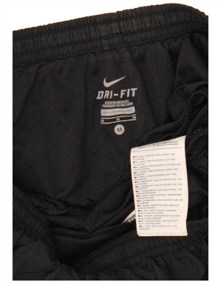 Nike Womens Dri Fit Sport Shorts UK 14 Médio Preto Poliéster