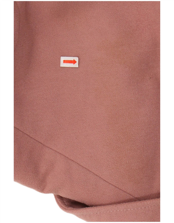 Sobretudo feminino Miss Selfridge UK 10 poliéster rosa pequeno