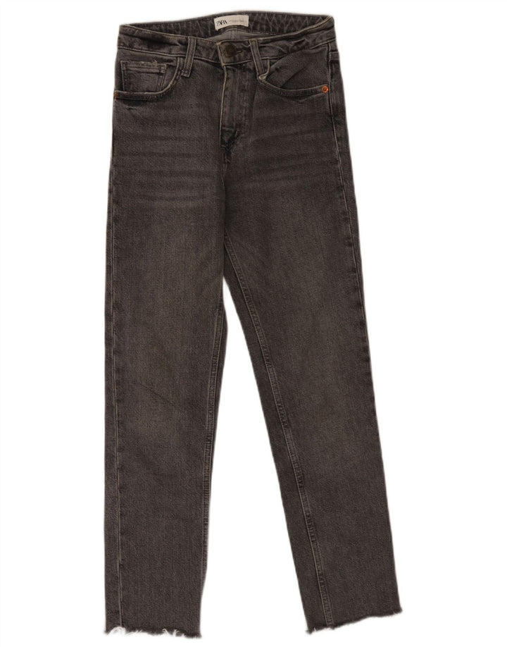Zara Jeans Slim Feminino EU 34 2XS W24 L26 Cinza