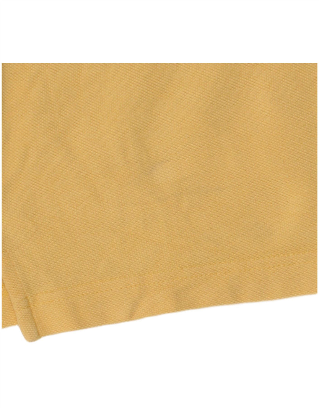 Camisa polo masculina Asics médio algodão amarelo