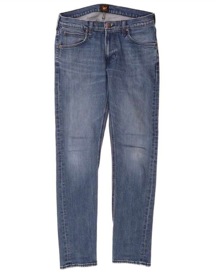 Lee Mens Luke Slim Jeans W30 L32 Azul Algodão