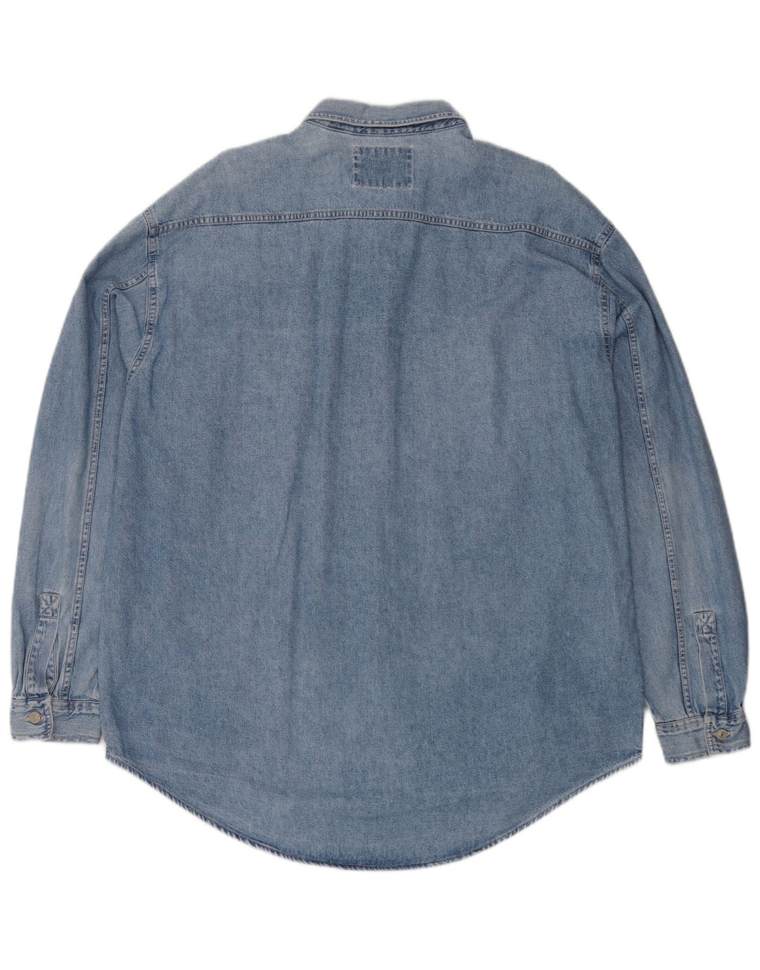 Camisa jeans masculina Levi's XL azul algodão