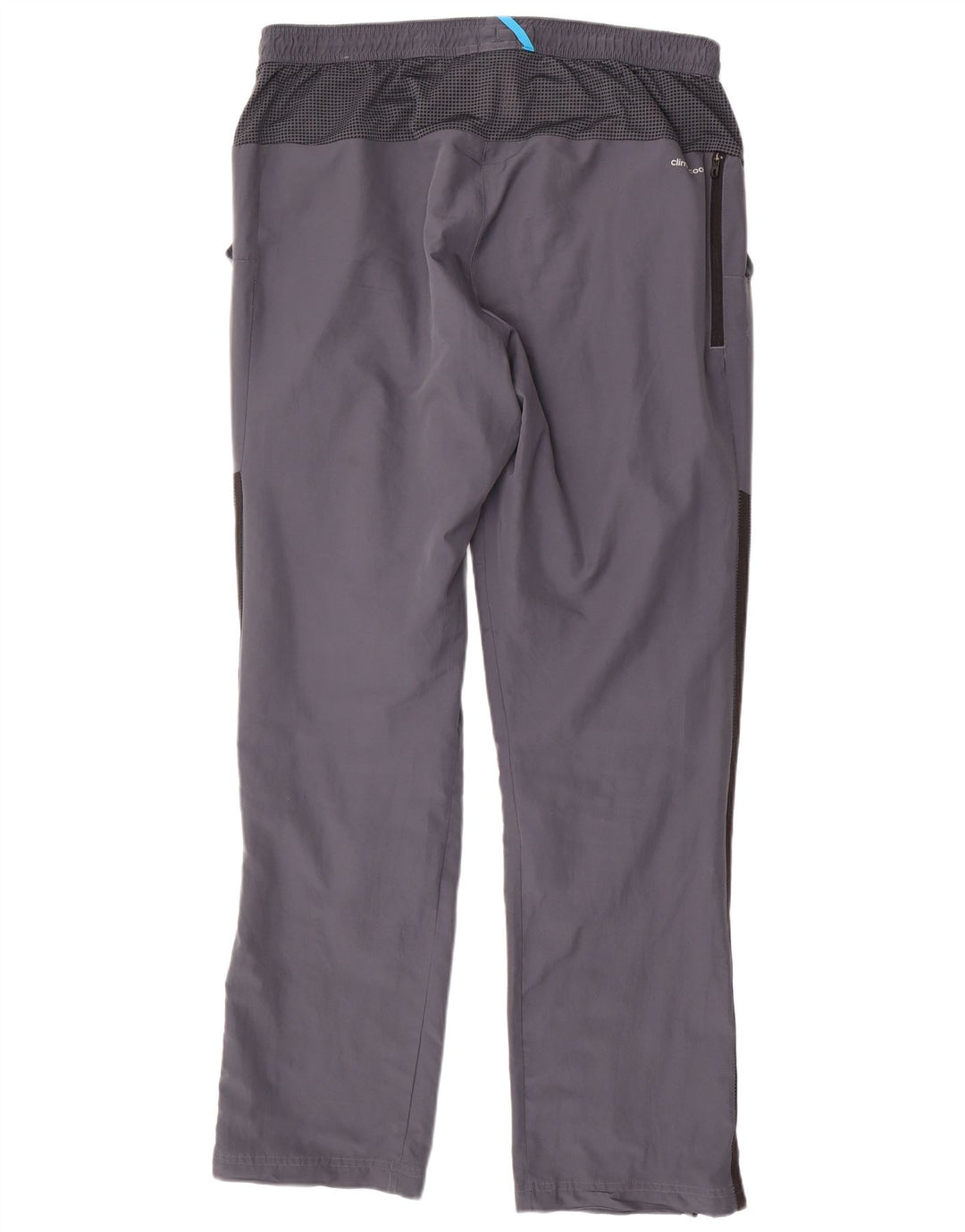 ADIDAS Mens Climacool Calças de treino XL Cinza Colourblock Poliéster