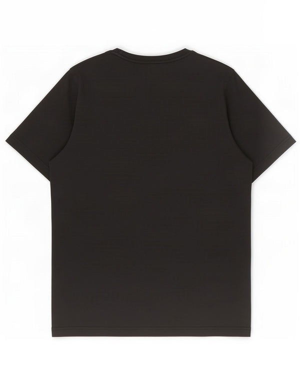 Puma Mens Graphic T-Shirt Top Pequeno Algodão Preto