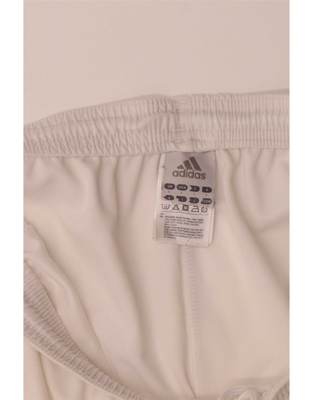 Adidas Mens Climalite Graphic Sport Shorts Grande Poliéster Branco