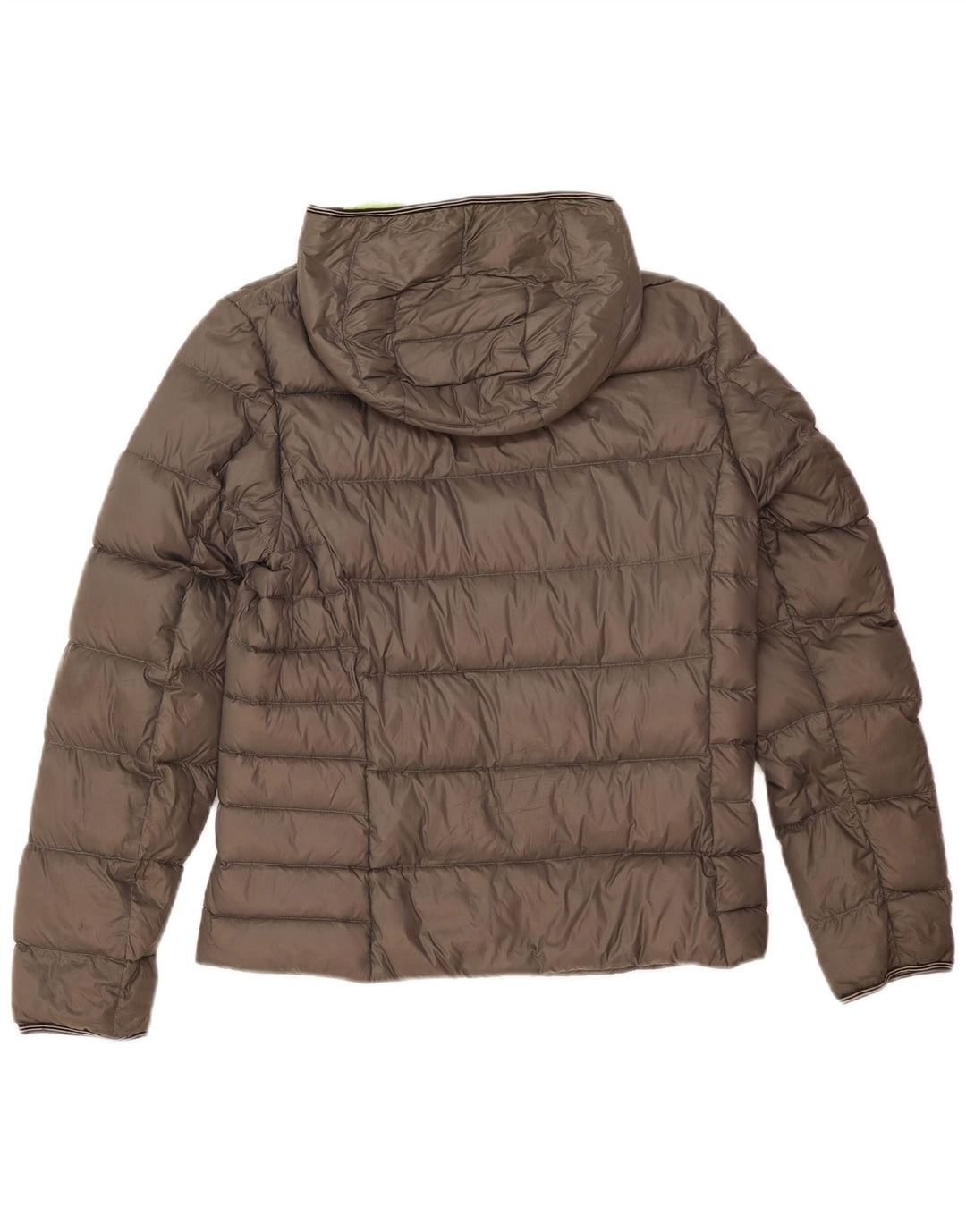 Jaqueta masculina acolchoada com capuz Fred Perry UK 36 pequena cinza