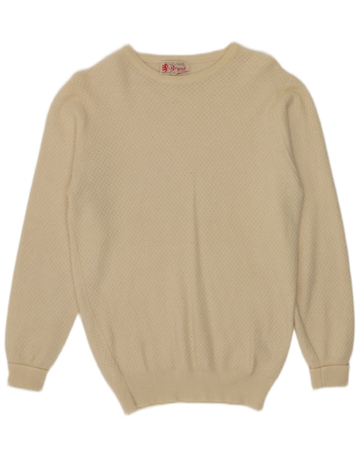 Bryant feminino Cerruti 1881 EU 40 caxemira médio esbranquiçado