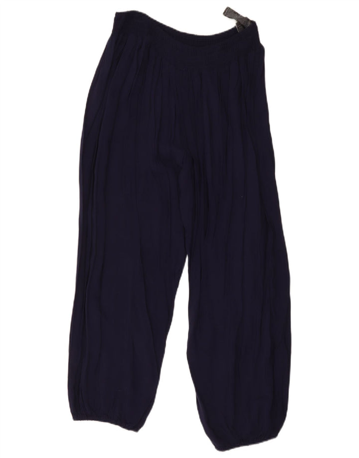 Calça jogger feminina Marks & Spencer grande W30 L23 azul marinho