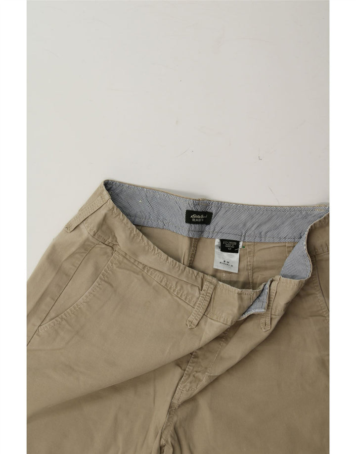 EDDIE BAUER Womens Blakely Fit Bermuda Shorts US 12 Large W34 Beige Cotton Vintage Eddie Bauer and Second-Hand Eddie Bauer from Messina Hembry 