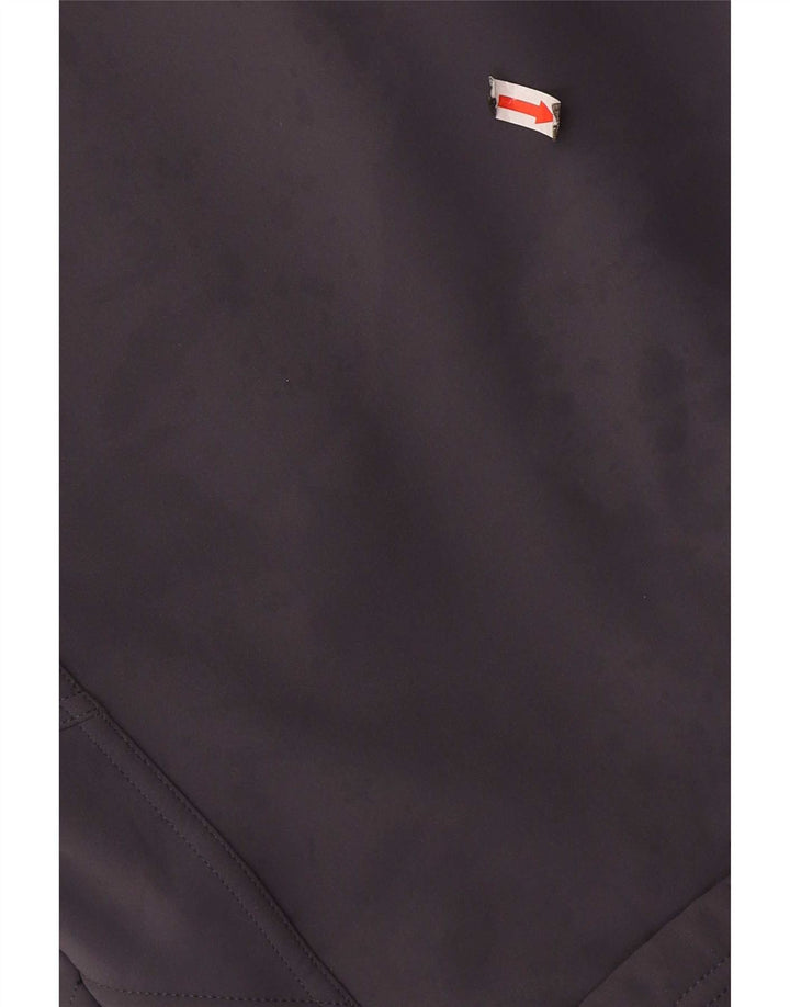 Asics Mens Graphic Tracksuit Top Jaqueta Pequena Cinza Colourblock Poliéster