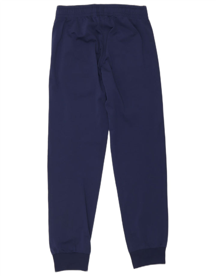 Calça de treino feminina Puma Joggers UK 10 pequeno azul marinho poliéster