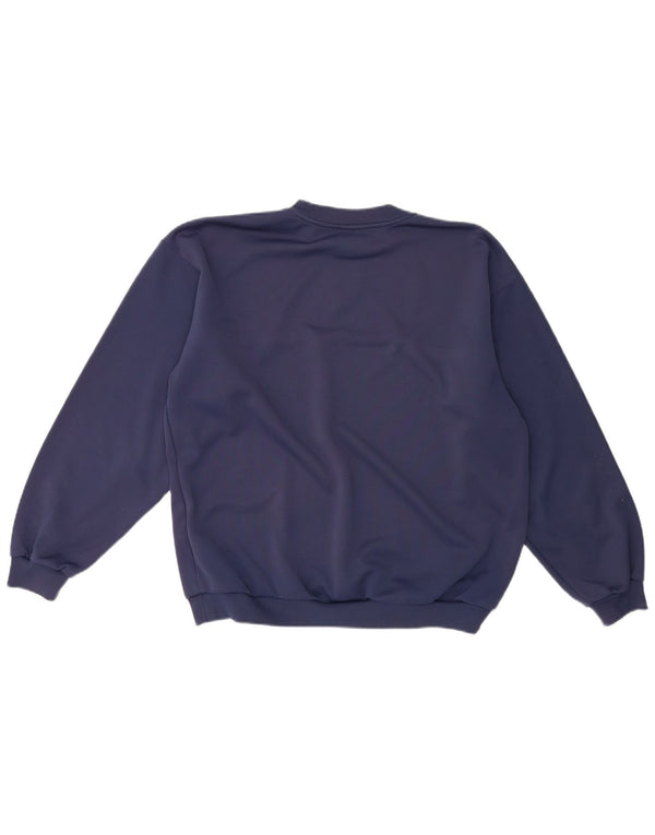 Nike Mens Moletom Jumper UK 39/41 Médio Azul Marinho Poliéster