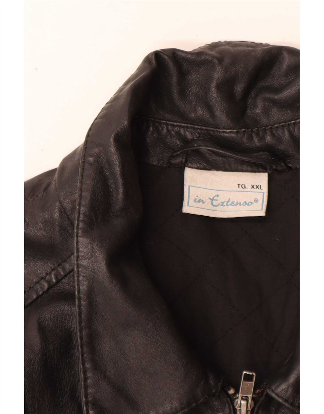 Jaqueta de couro masculina In Extenso UK 44 2XL preta
