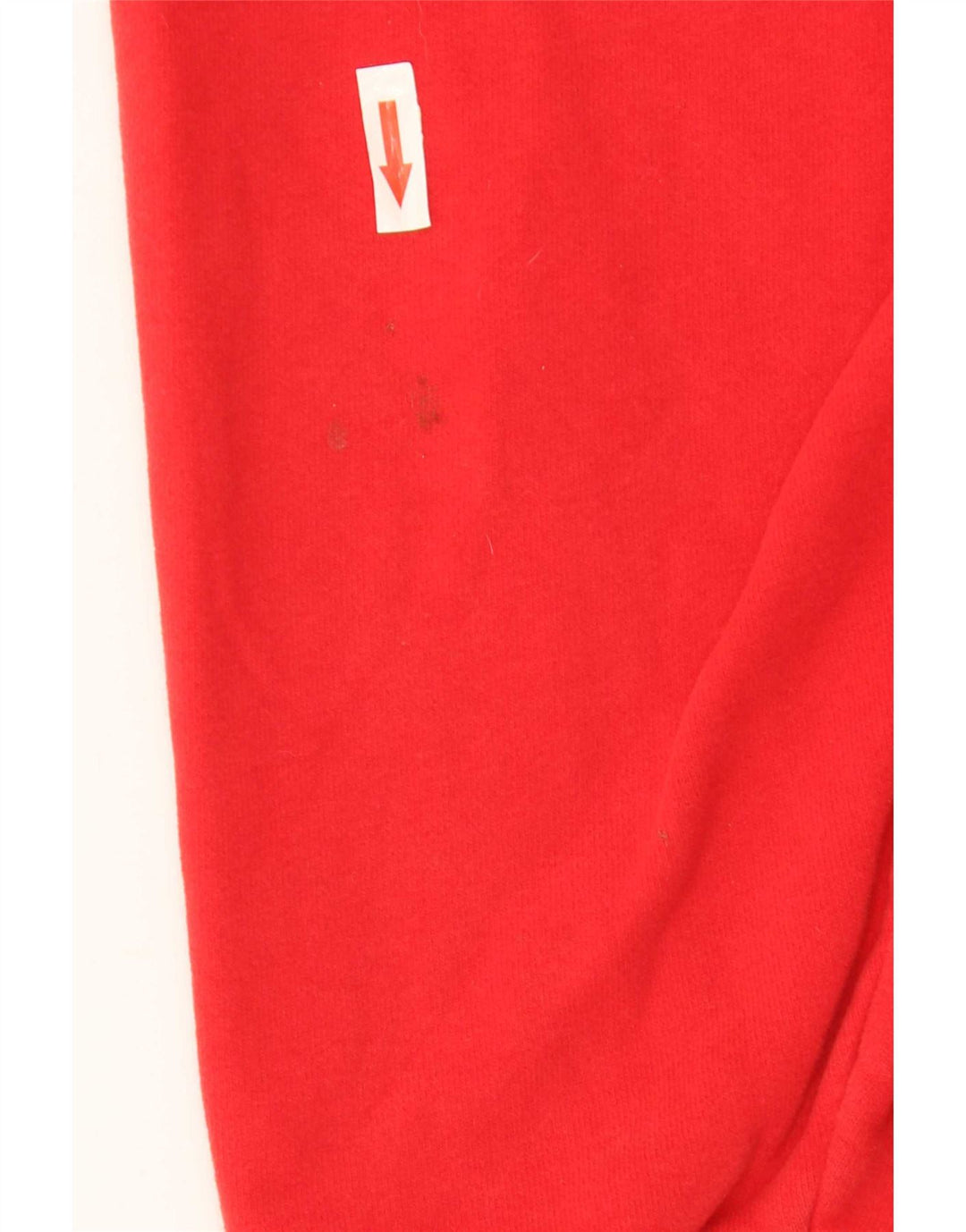 Suéter Superdry masculino com zíper e gola grande de algodão vermelho