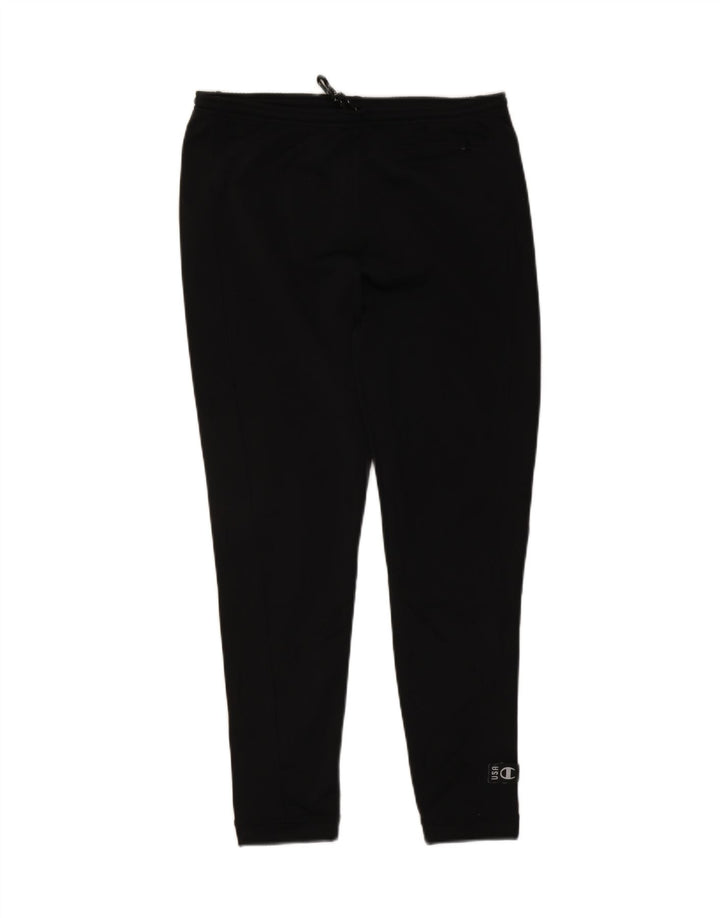 Calça de treino feminina Champion UK 14 grande poliéster preto