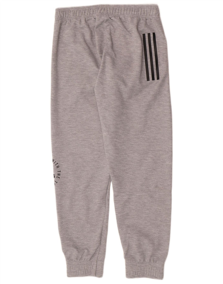 Adidas Mens Graphic Treino Calça Joggers Cinza Médio Poliéster