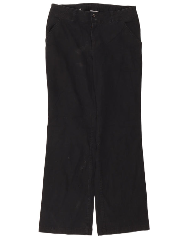 Calça Chino Columbia Feminina Reta EUA 6 Médio W28 L31 Algodão Preto