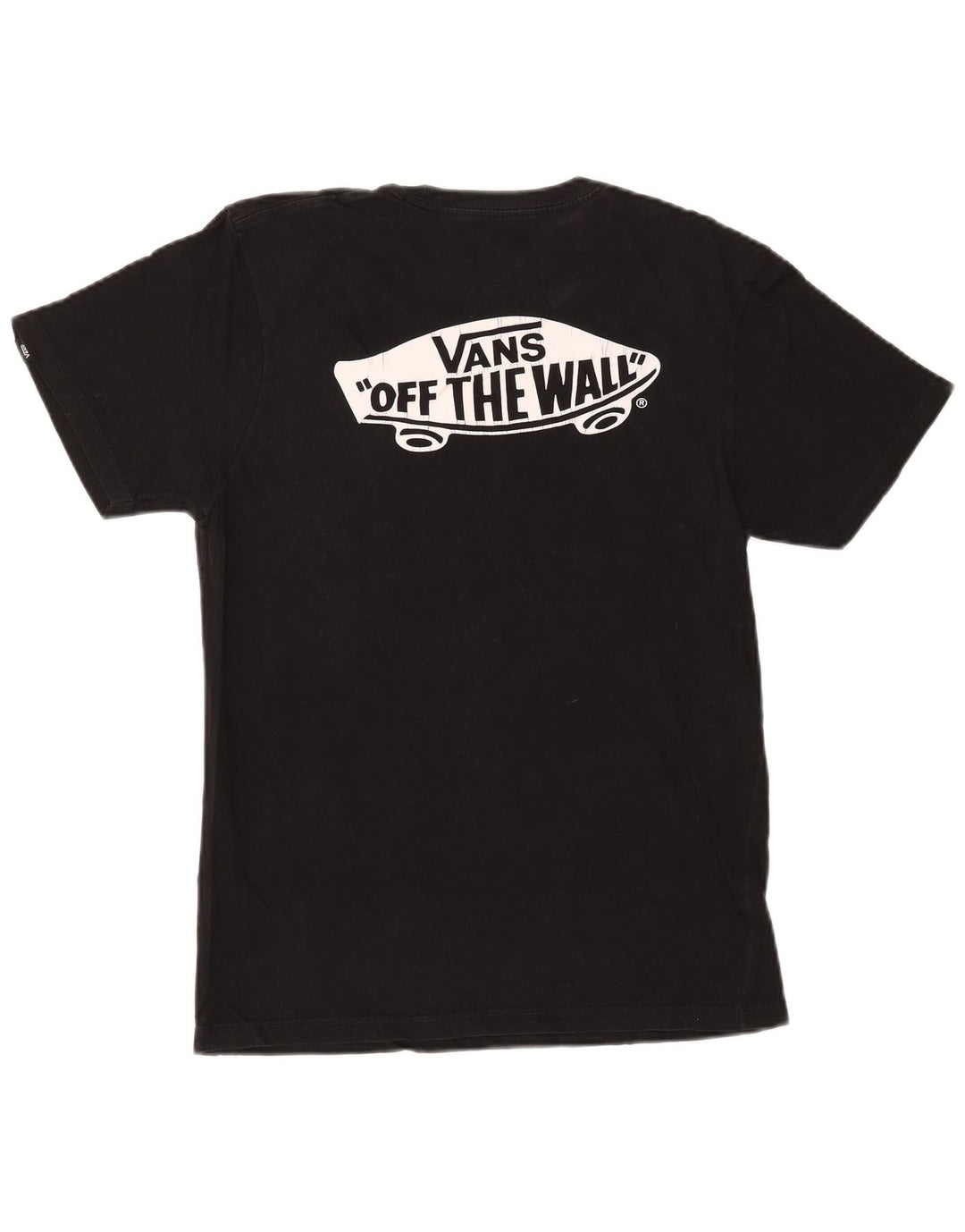 Camiseta masculina VANS Custom Fit Graphic Top Médio Algodão Preto