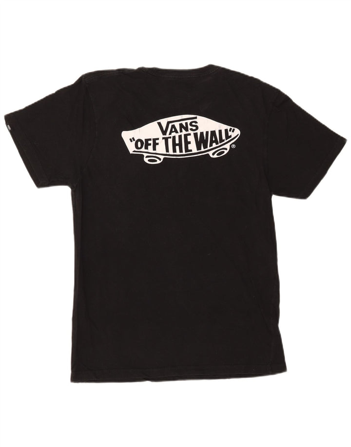 Camiseta masculina VANS Custom Fit Graphic Top Médio Algodão Preto