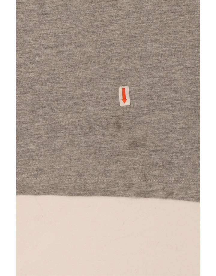 US Polo Assn. Camiseta Masculina Top Pequeno Algodão Cinza