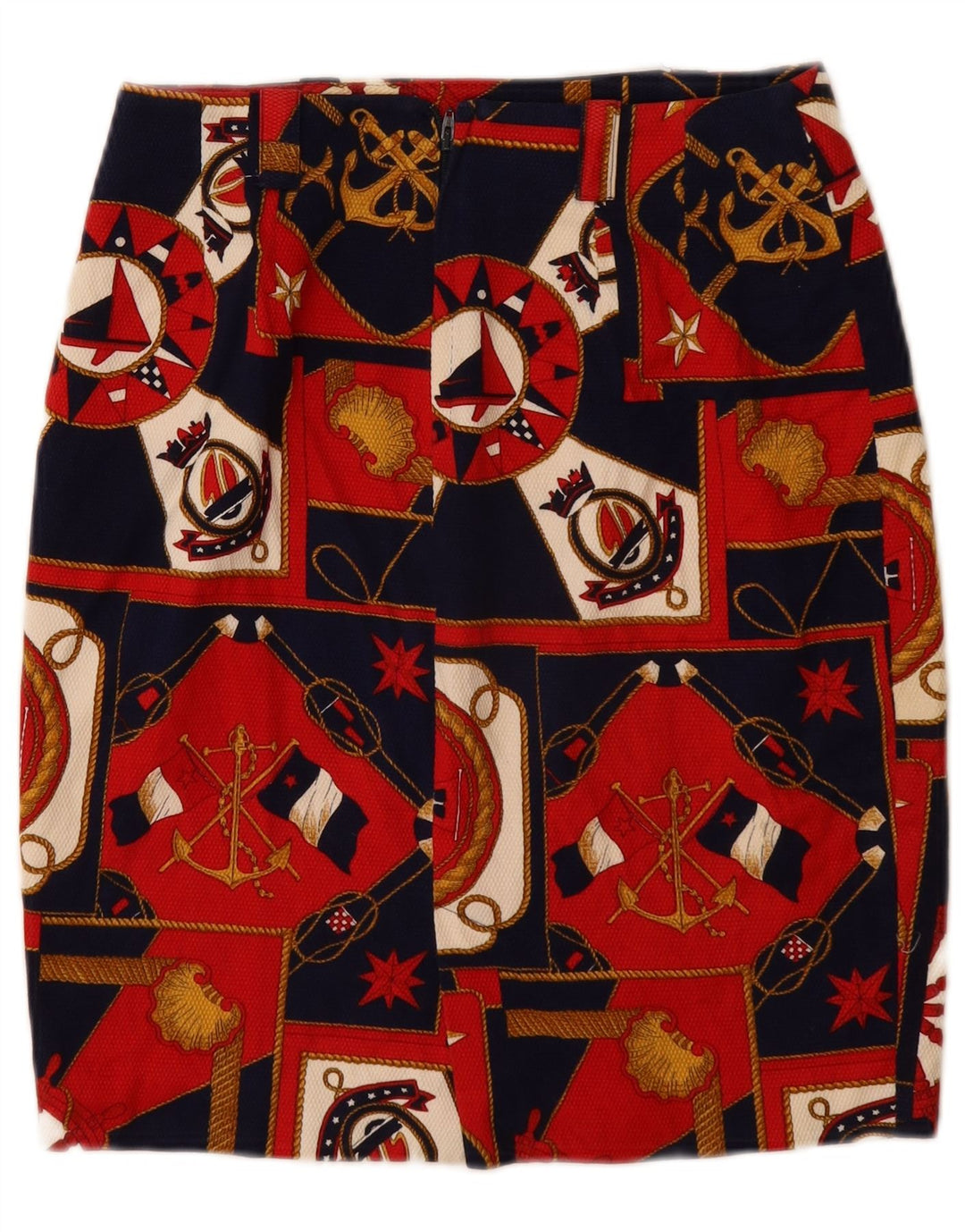 LES COPAINS Saia lápis feminina IT 42 Médio W26 Azul marinho