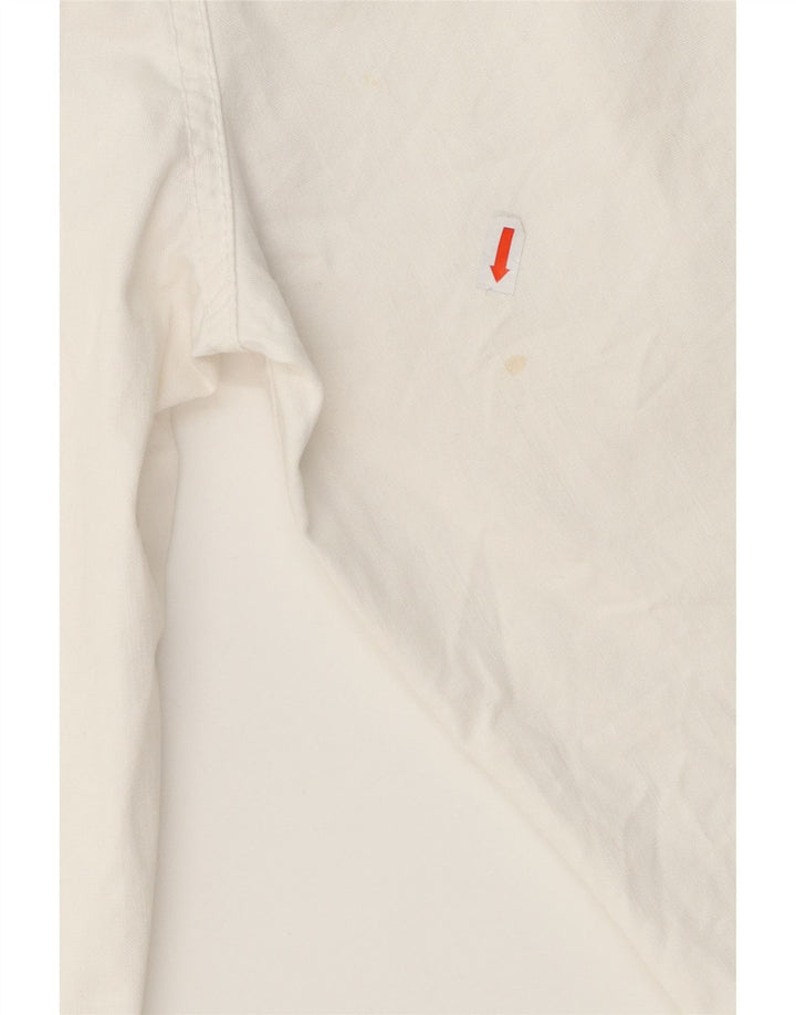 CALVIN KLEIN Womens Chino Shorts W34 Large White Vintage Calvin Klein and Second-Hand Calvin Klein from Messina Hembry 