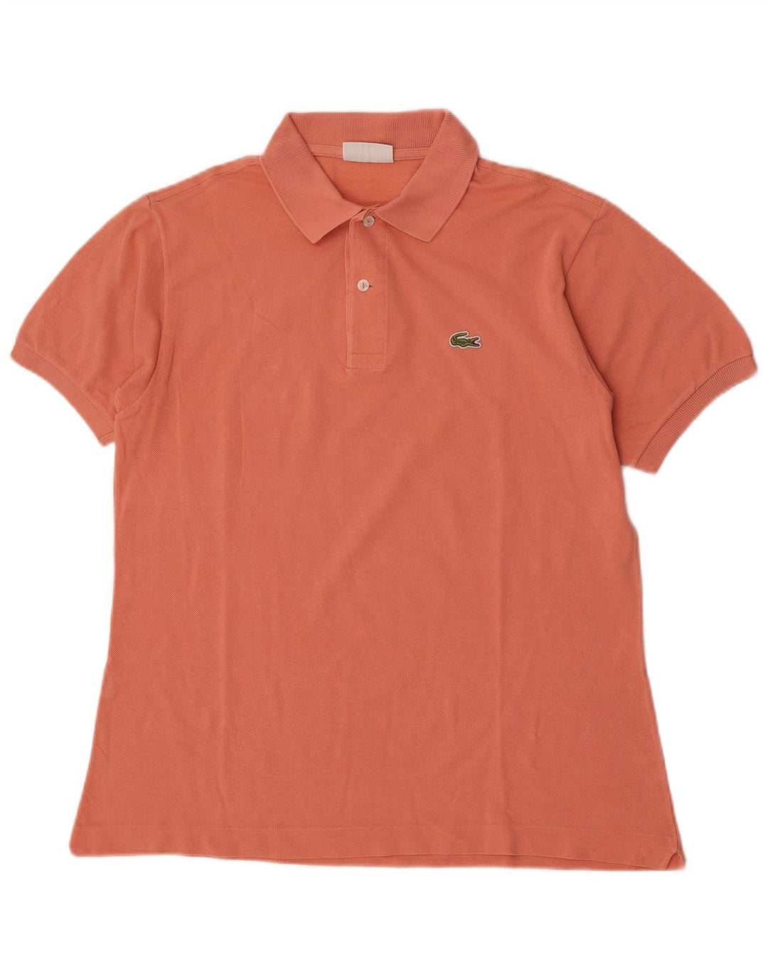 Camisa polo masculina Lacoste tamanho 4 médio algodão rosa