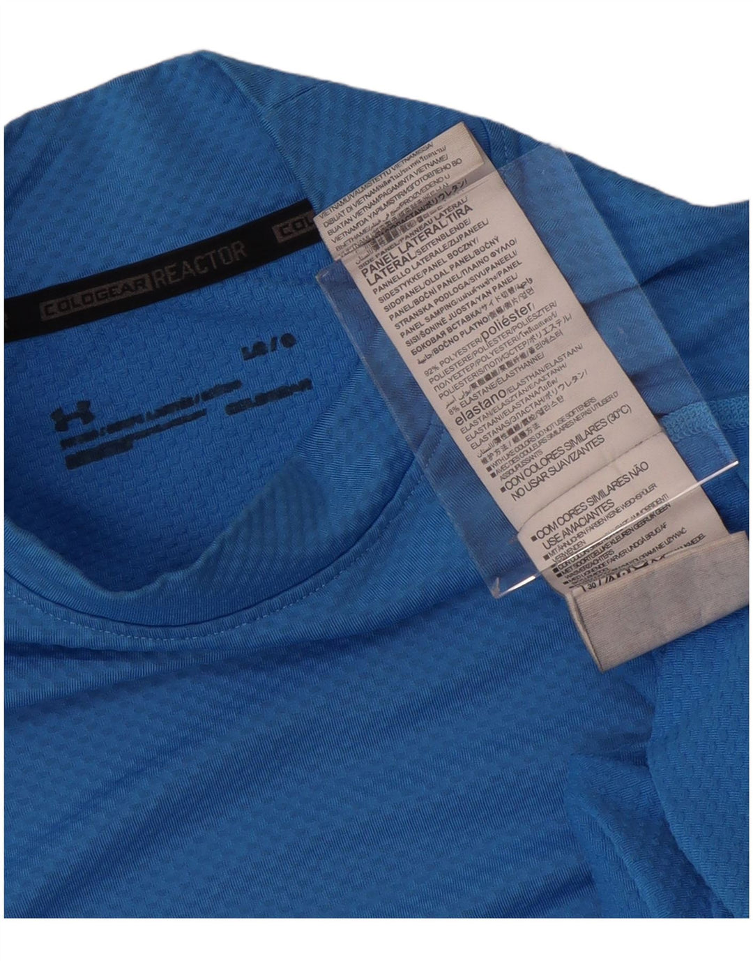 Under Armour Masculino Top Manga Longa Grande Poliéster Azul