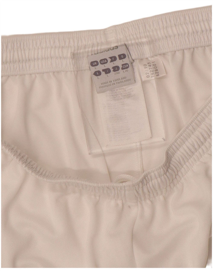 Adidas Mens Climalite Sport Shorts Grande Poliéster Branco