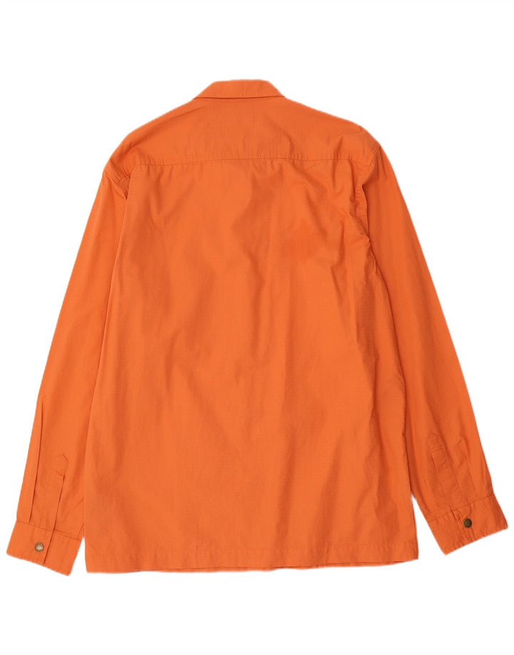 Jaqueta utilitária masculina Barbour UK 40 grande algodão laranja
