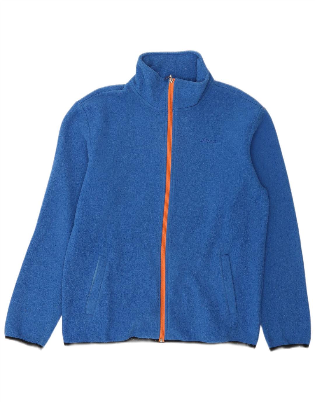 Jaqueta Asics Masculina Fleece UK 40 Grande Poliéster Azul