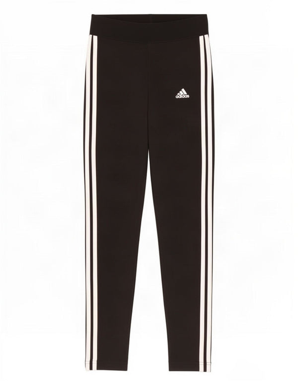 Leggings Adidas Femininas UK 8/10 Pequenas Algodão Preto