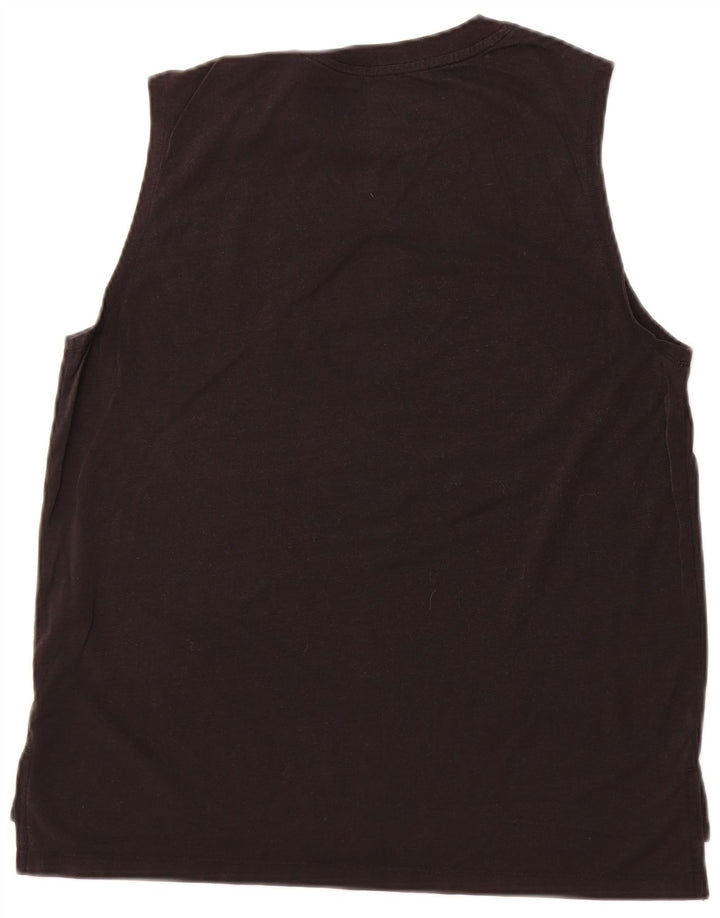 Colete gráfico masculino NIKE Top médio preto