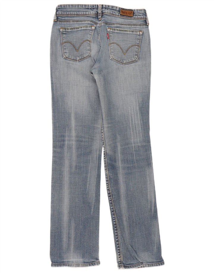 Calça jeans feminina Levi's 570 Straight W31 L31 azul algodão