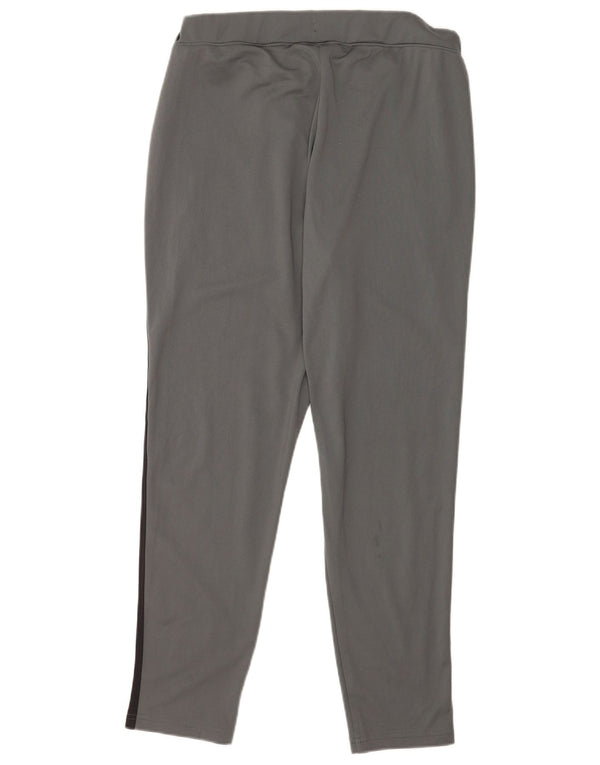 Calça de treino masculina Under Armour grande poliéster cinza Colourblock