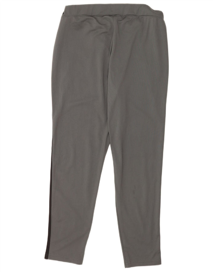 Calça de treino masculina Under Armour grande poliéster cinza Colourblock