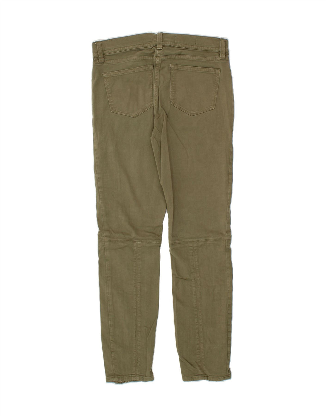 J. CREW Womens Slim Fit Chino Trousers W25 L26 Khaki Cotton Vintage J. Crew and Second-Hand J. Crew from Messina Hembry 