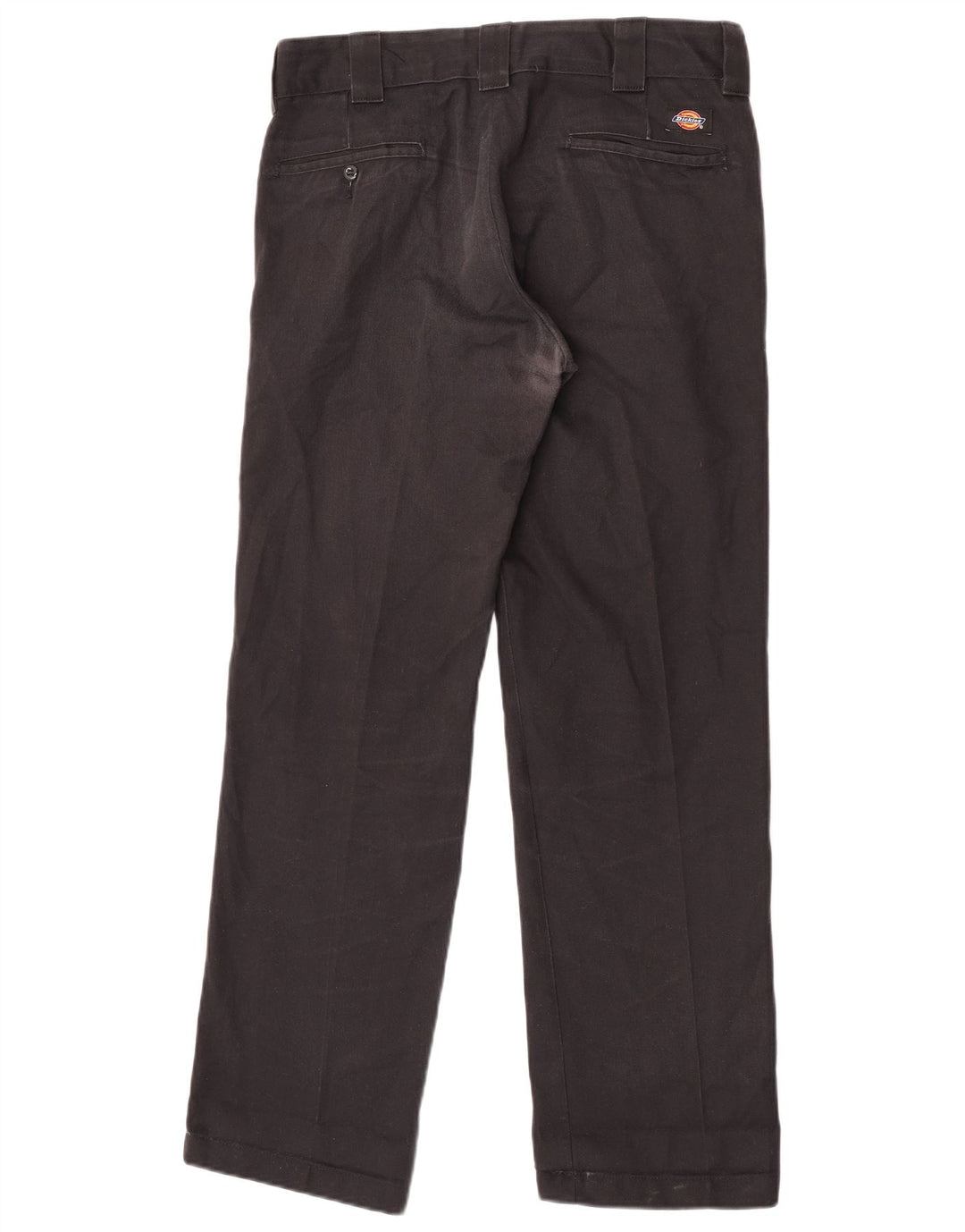 Calças Chino masculinas Dickies Slim Straight W32 L32 poliéster preto