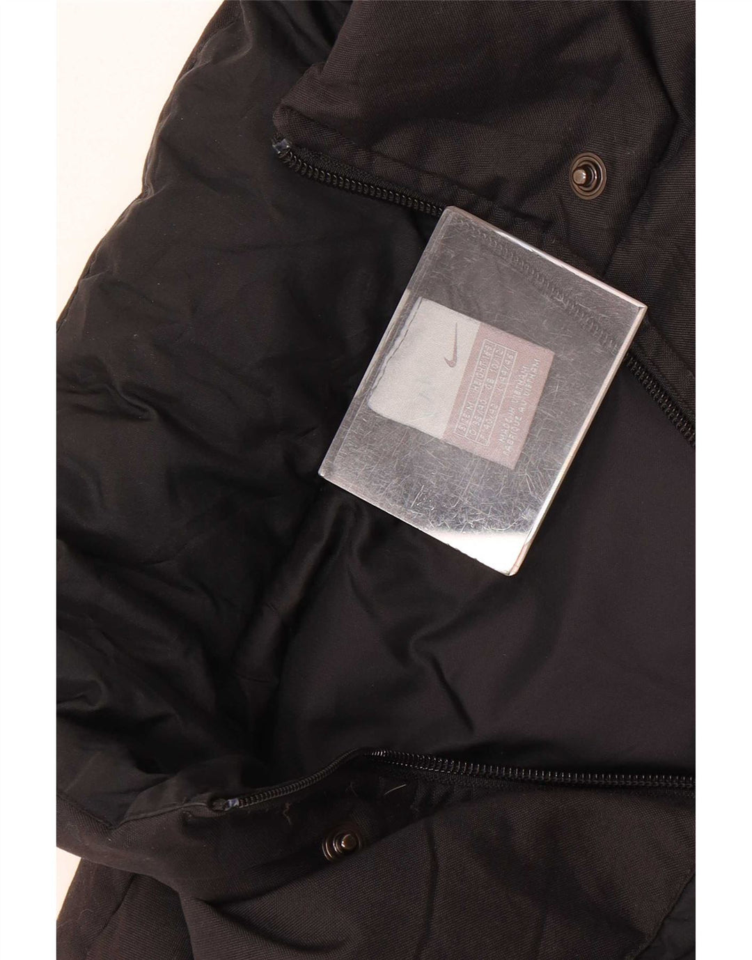 Colete acolchoado Nike feminino UK 10/12 médio preto