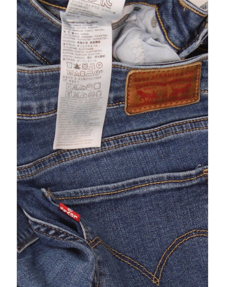 Calça jeans feminina Levi's 711 Slim W32 L30 azul algodão