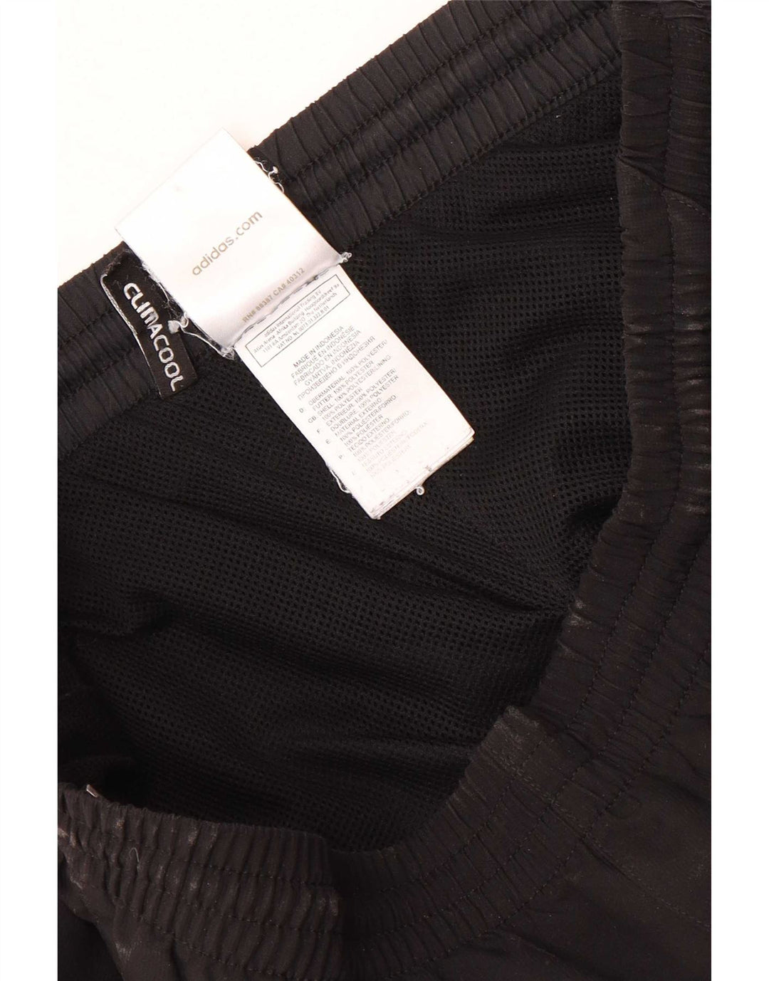 Adidas masculino climacool calças de treino joggers pequeno preto colorblock