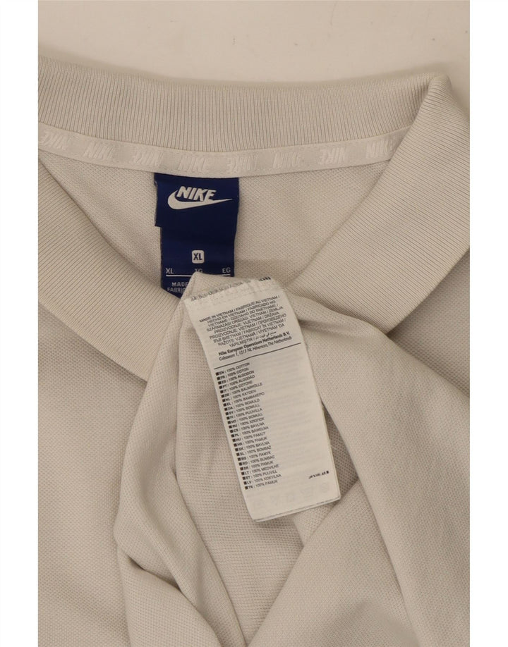Camisa polo masculina NIKE XL branca algodão