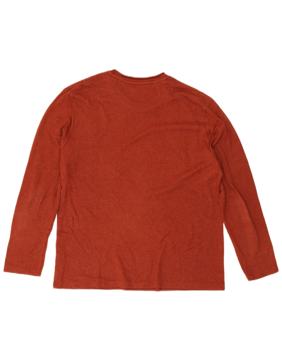 Zara Top masculino manga comprida grande algodão vermelho