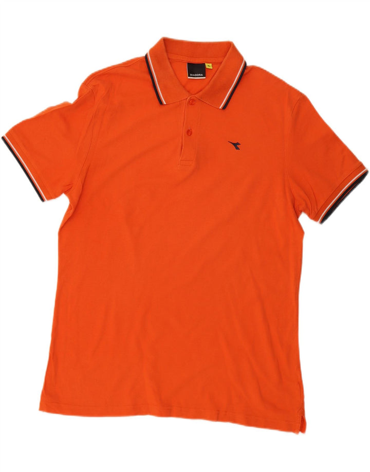 Camisa polo masculina DIADORA XL laranja