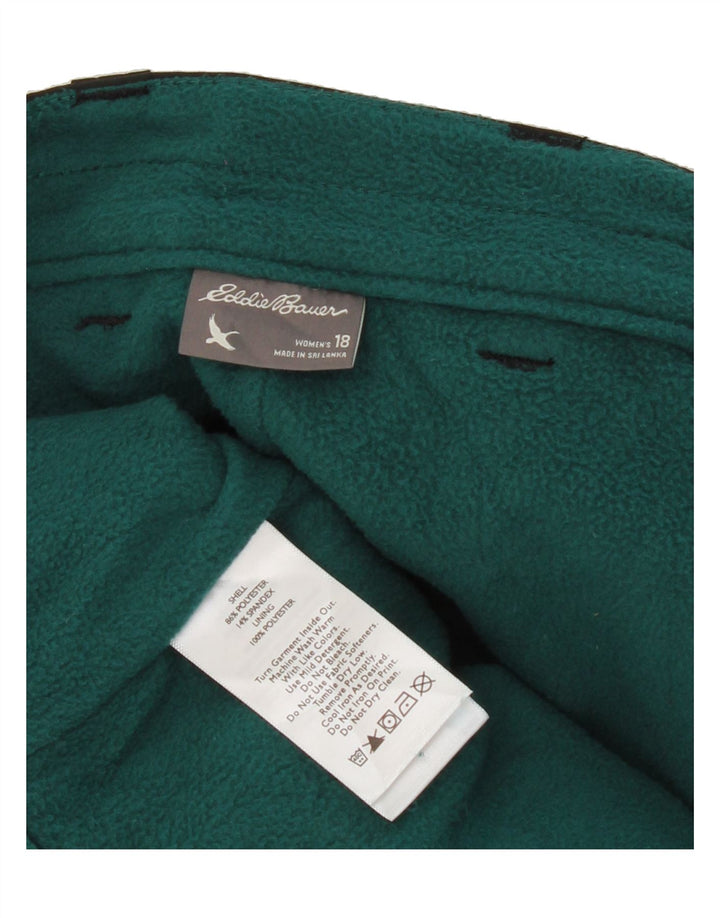 EDDIE BAUER Womens Straight Cargo Trousers US 18 2XL W40 L32 Black Vintage Eddie Bauer and Second-Hand Eddie Bauer from Messina Hembry 