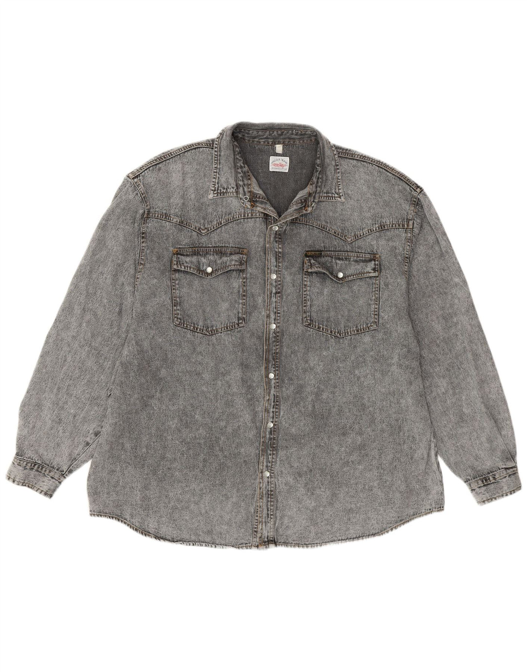Camisa jeans masculina Arizona XL algodão cinza
