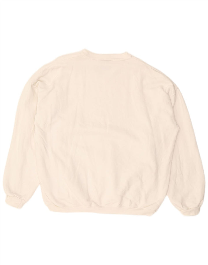 RIFLE moletom masculino jumper grande algodão branco