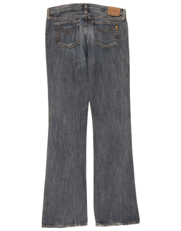 Meltin' Pot Calça jeans feminina larga W28 L34 algodão azul