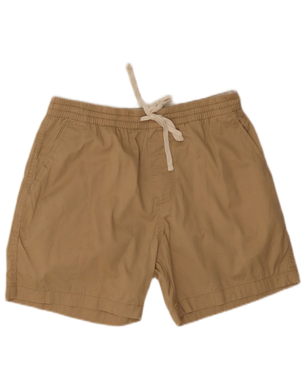 J. Crew Mens Chino Shorts Médio W30 Algodão Bege