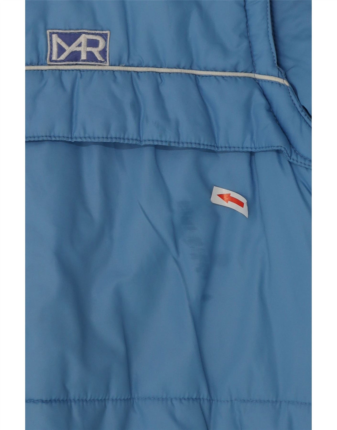 Jaqueta acolchoada masculina vintage IT 48 poliamida azul médio
